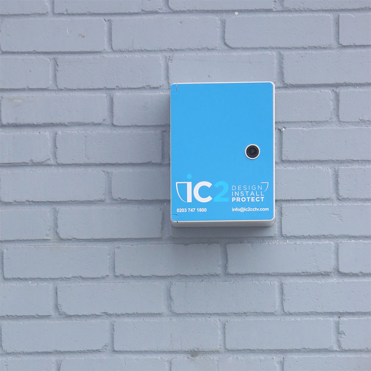 An example of a overt CCTV camera