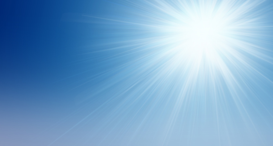 An image of the sun representing solar powered rapid deployment cameras
