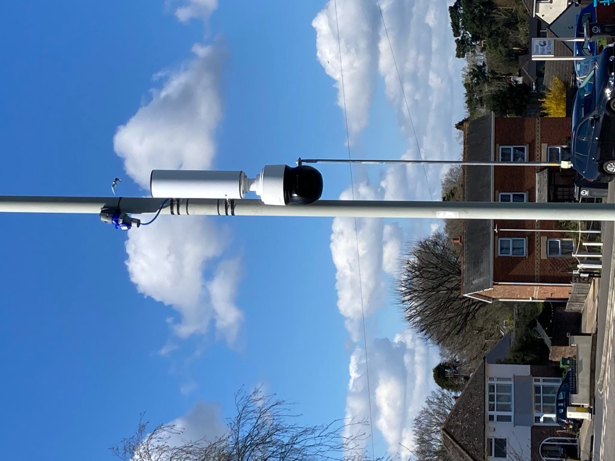 rapid deployment cctv camera outside